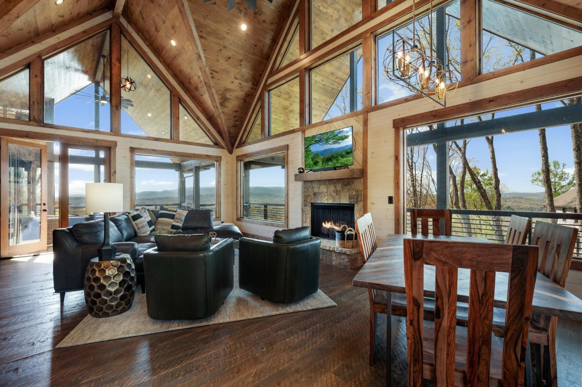 Mountain Air - Luxury Mountain View Cabin Blue Ridge Exterior foto