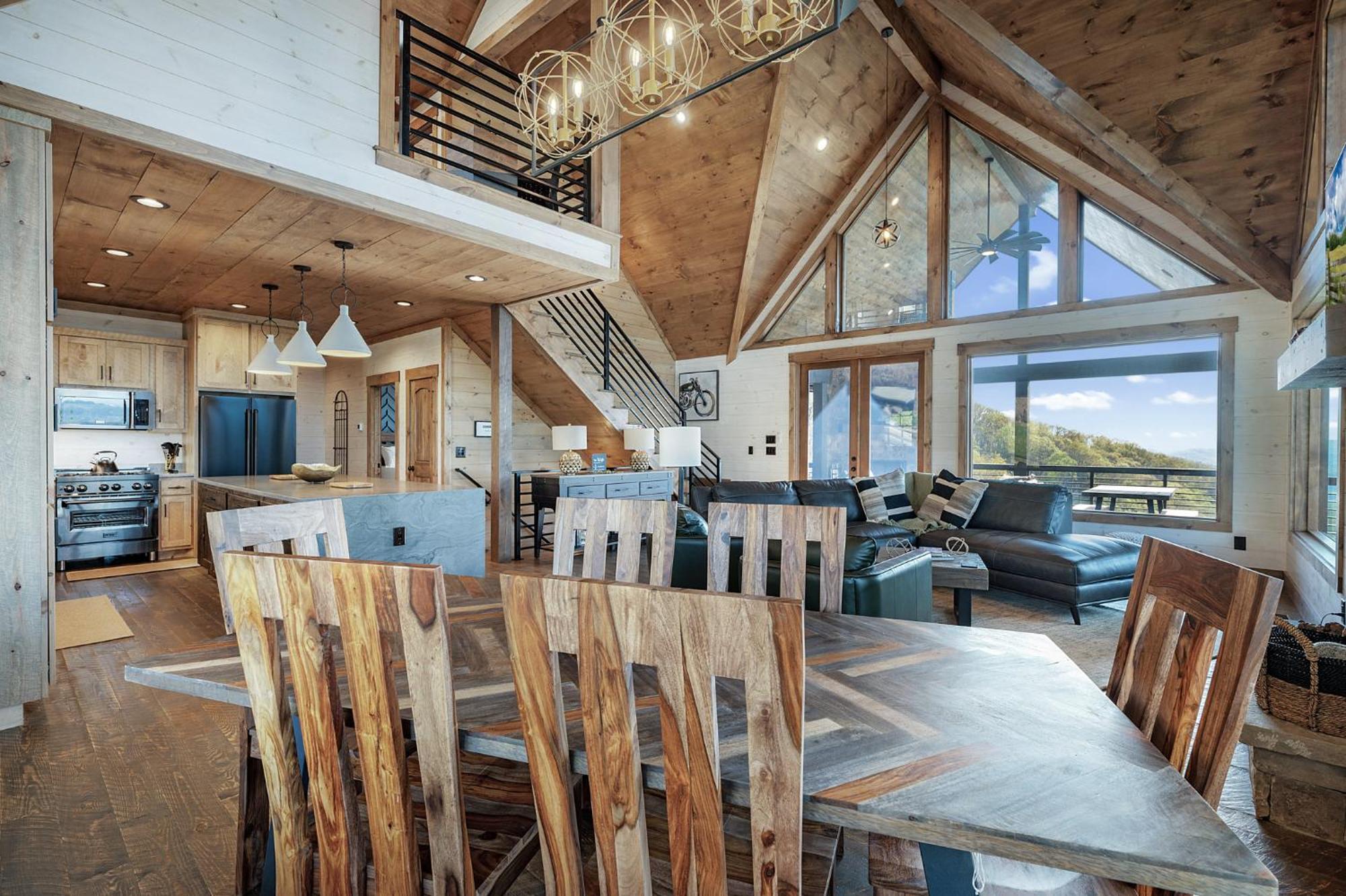 Mountain Air - Luxury Mountain View Cabin Blue Ridge Exterior foto