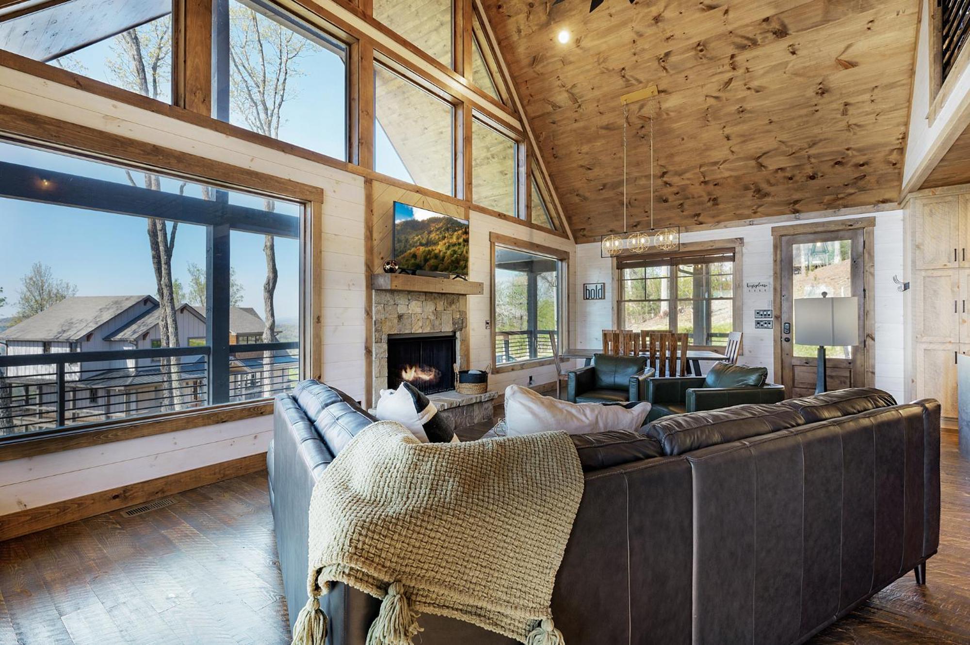 Mountain Air - Luxury Mountain View Cabin Blue Ridge Exterior foto